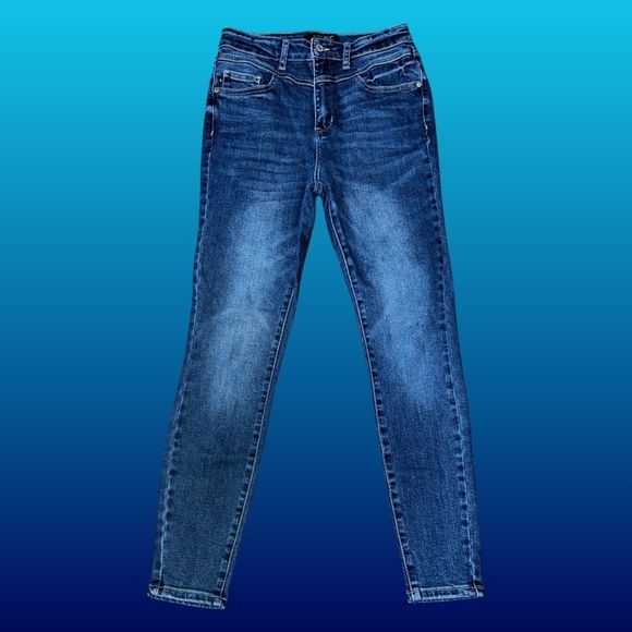 Judy Blue Medium Wash Hi Rise Skinny Fit Jeans Size 27x27 - Picture 1 of 6